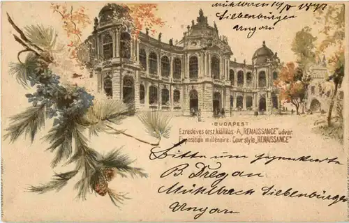 Budapest - Litho - Ganzsache -66976