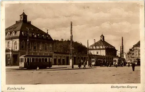 Karlsruhe - Stadtgarten Eingang -67780