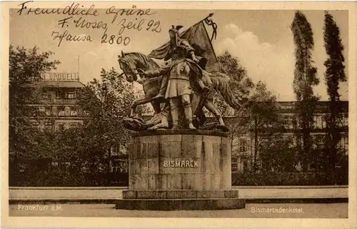 Frankfurt - Bismarckdenkmal -67778