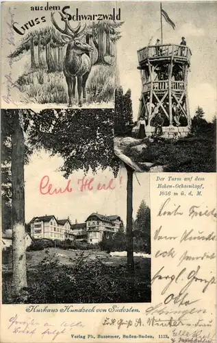 Gruss aus dem Schwarzwald - Kurhaus Hundseck -68168