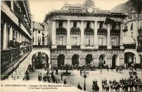 San Sebastian - Liegado de Sus Kajestades Reales -67194