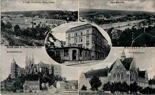 Meissen - Gruss aus dem Thüringer Hof -68778