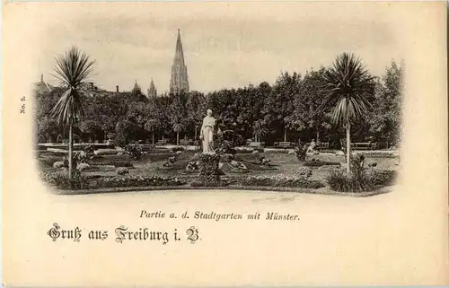 Gruss aus Freiburg - Stadtgarten -68870