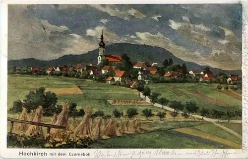 Hochkirch mit dem Czorneboh -69844