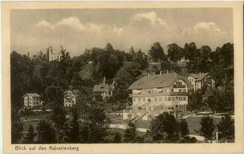 Bad Tölz - Blick auf den Kalvarienberg -69320
