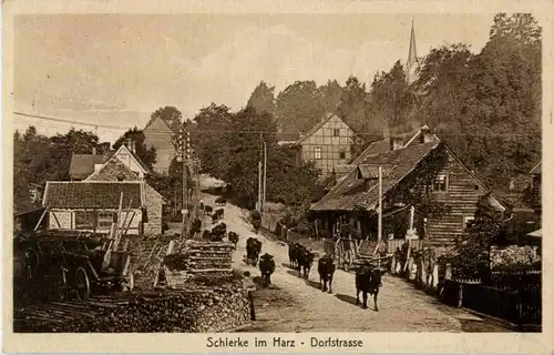 Schierke im Harz - Dorfstrasse -68982