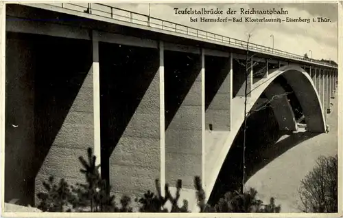 Hermsdorf - Teufelsbrücke der Reichsautobahn -69638