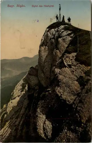 Oberstaufen, Allgäu, Gipfel des Hochgrat -340662