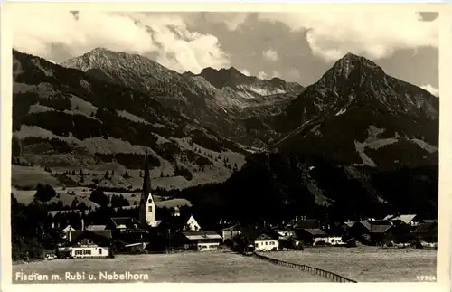 Fischen, Allgäu, m. Nebelhorn und Rubihorn -340722