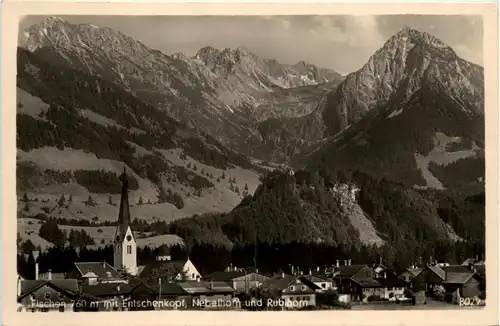 Fischen, Allgäu, m. Entschenkopf, Nebelhorn und Rubihorn -340762