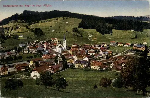 Oberstaufen, Allgäu mit Kapf -340822