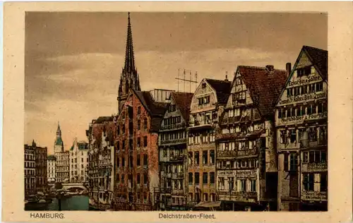 Hamburg - Deichstrasen Fleet -68684