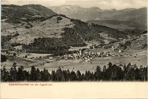 Oberstaufen, Allgäu, von der Jugend aus -340922