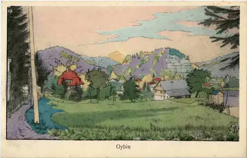 Oybin - Künstlerkarte -68804
