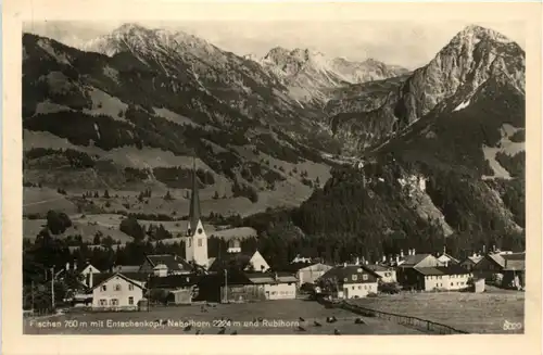 Fischen, Allgäu, m. Entschenkopf, Nebelhorn und Rubihorn -340736