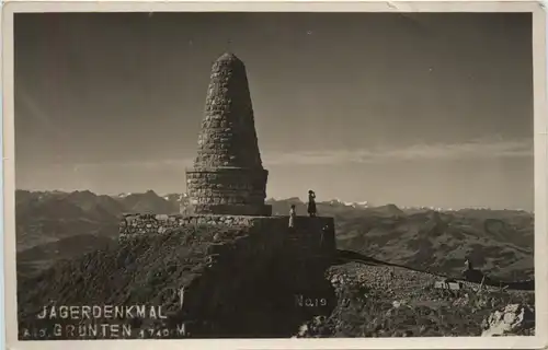 Allgäu, Denkmal-Einweihung auf dem Grünen -340572