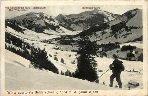 Fischen, Allgäu, Wintersportplatz Balderschwang -340776