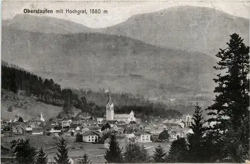 Oberstaufen, Allgäu, mit Hochgrat -340484