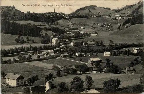 Oberstaufen, Allgäu, Weissachtal von Steibis aus -340672