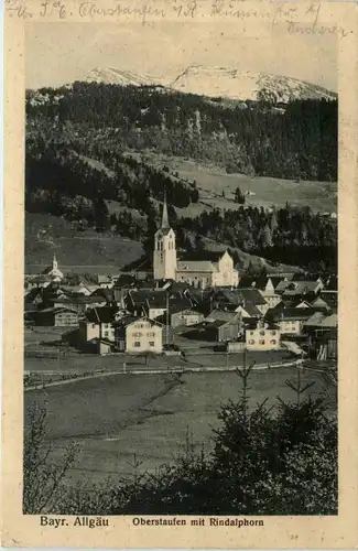 Oberstaufen, Allgäu, mit Rindalphorn -340856