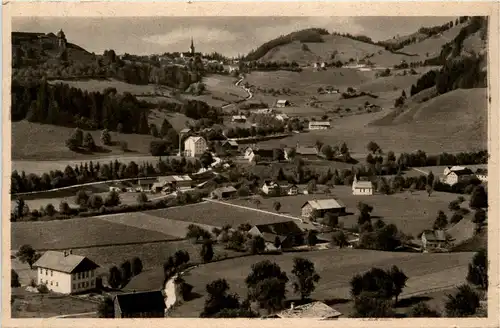 Oberstaufen, Allgäu, Weissachtal von Steibis aus -340646