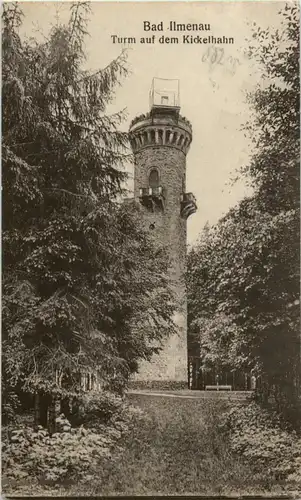 Bad Ilmenau - Turm auf dem Kickelhahn -69382