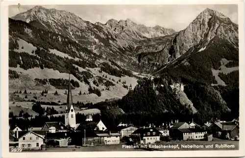 Fischen, Allgäu, m. Entschenkopf, Nebelhorn und Rubihorn -340744