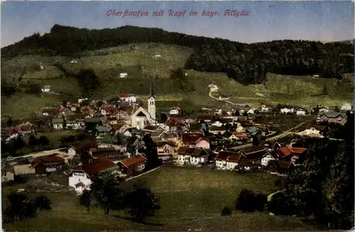 Oberstaufen, Allgäu, mit Kapf -340894