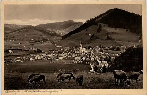 Oberstaufen, Allgäu, wo die Herden weiden gehen -340458