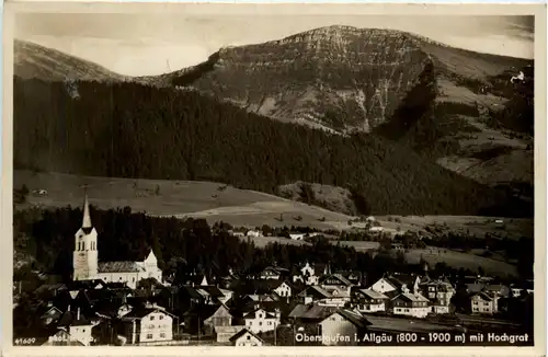 Oberstaufen, Allgäu, mit Hochgrat -340886