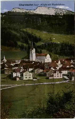 Oberstaufen, Allgäu, mit Rindalphorn -340884