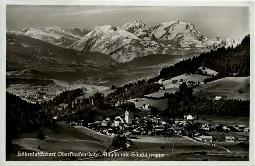 Oberstaufen, Allgäu, mit Gäntisgruppe -340904