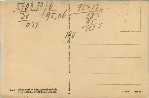Trier, Handwerker-Kunstgewerbeschule -341782
