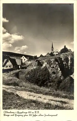 Altenberg im Erzgebirge - Eingang zum Zinnbergwerk -37964