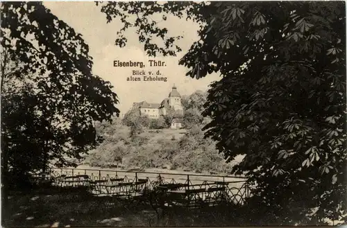 Eisenberg, i. Thür., Blick von der alten Erholung -341254