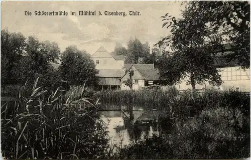 Eisenberg, die Schössertmühle im Mühltal -341224