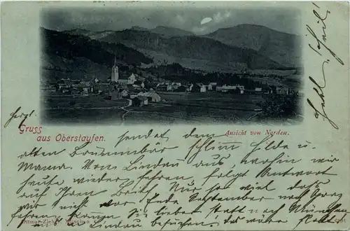 Gruss aus Oberstaufen, Ansicht von Norden -341516