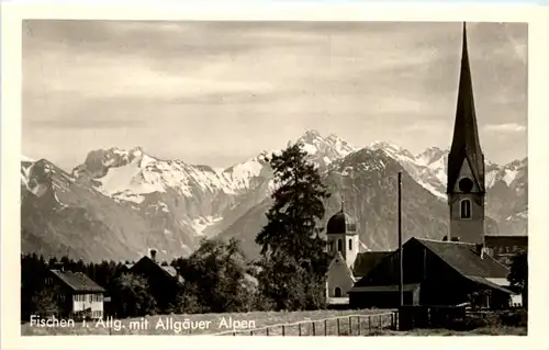 Fischen im Allgäu mit Allgäuer Alpen -340550