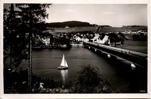 Saalburg, Blick auf Brücke und Stadt -341464