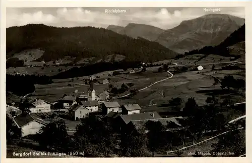 Allgäu, Bergdorf Steibis -340610