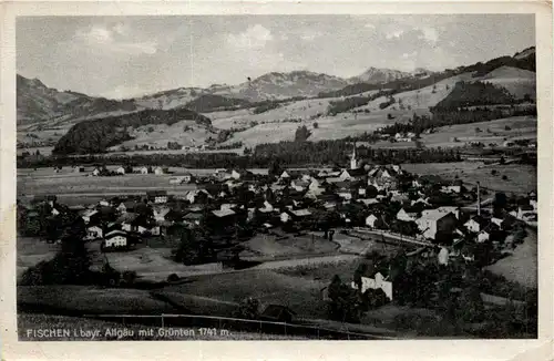 Fischen, Allgäu, mit Grünten -340978