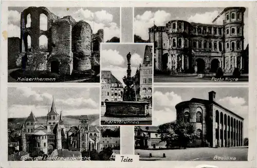 Trier, Porta Nigra, Blick vom Innenhof -341038