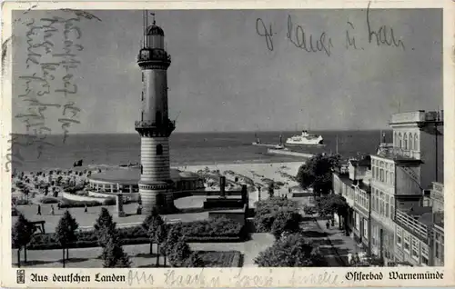 Ostseebad Warnemünde - Leuchtturm -38458