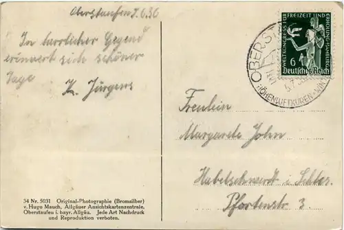 Oberstaufen, Allgäu. Steirertanz des G.T.V. -341606