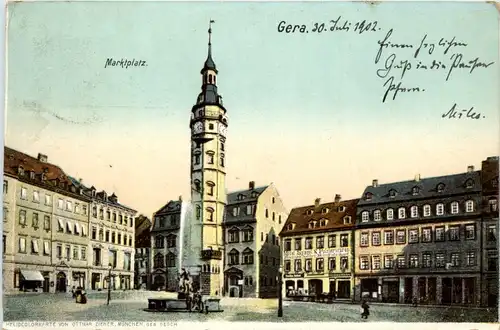 Gera, Marktplatz -341936