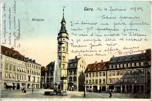 Gera, Marktplatz -341952