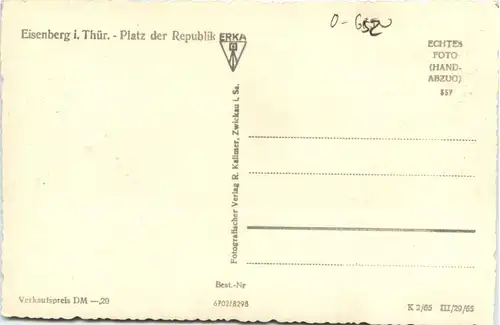 Eisenberg, Platz der Republik -342036