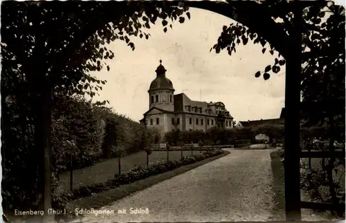 Eisenberg, Schlossgarten mit Schloss -341240