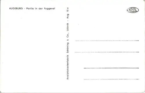 Augsburg - Partie in der Fuggerei -39344