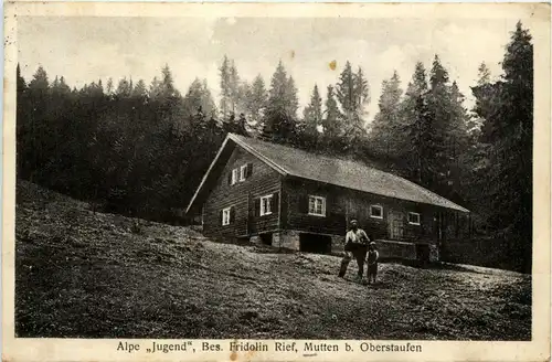 Oberstaufen, Allgäu, Alpe Jugend, Muttern -341560